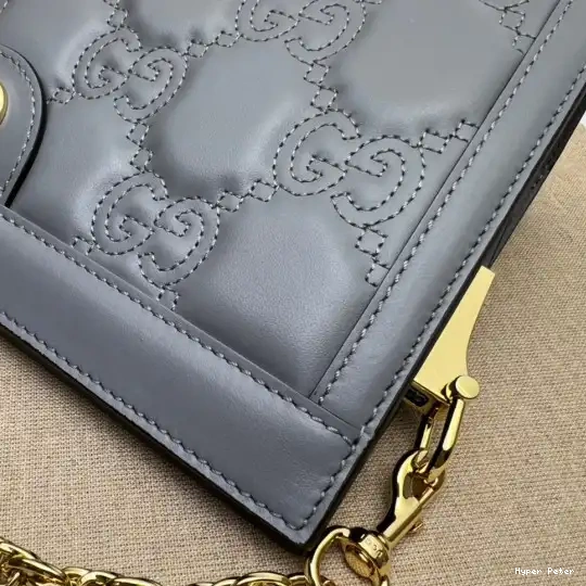 Hyperpeter GUCCI matelassé GG bag shoulder leather 0704